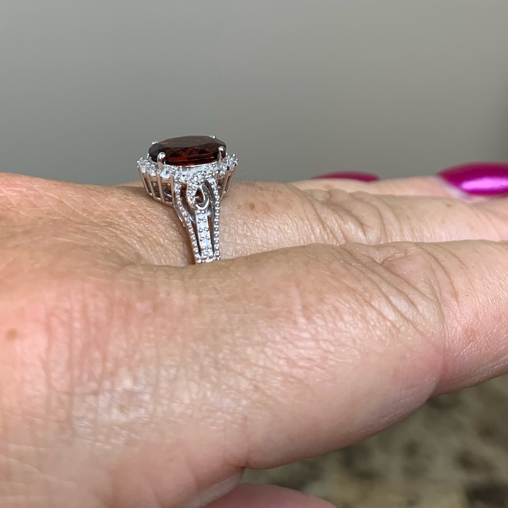 ♥️Genuine Red Citrine Ring♥️ - Picture 5 of 8